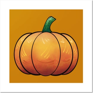 Plump pumpkin Posters and Art